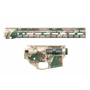 Aero Precision M4E1 Builder Set w/ 15" ATLAS R-ONE M-LOK Handguard - Rhodesian Brushstroke Camo