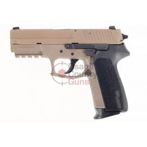 Sig Sauer SP2022 FDE w/ Black Backstrap - 3.9" 9mm