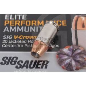 Sig Sauer .380 ACP 90gr Elite V-Crown JHP - 20rd
