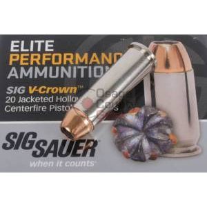 Sig Sauer .38 special 125gr V-Crown JHP - 20 Rounds