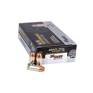Sig Sauer Elite V-Crown JHP - .45 ACP - 200gr - 50rd
