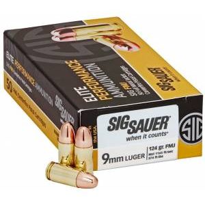 Sig Sauer FMJ 9mm 124gr - 50rd