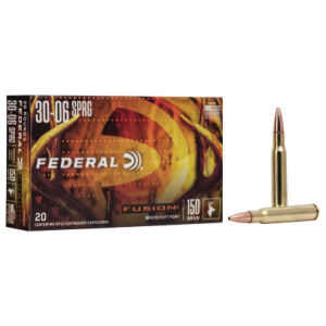 Federal Ammo Fusion, 150gr, 30-06 SPRG, 20rd