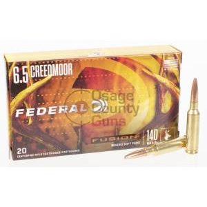 Federal Ammo Fusion, 6.5 Creedmoor, 140gr, 20rd