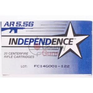 Independence XM193i 5.56mm NATO 55gr FMJ - 500 RDS