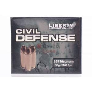 Liberty Ammunition Civil Defense .357 Mag 50gr HP
