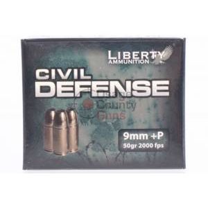 Liberty Ammunition Civil Defense 9mm 50gr HP