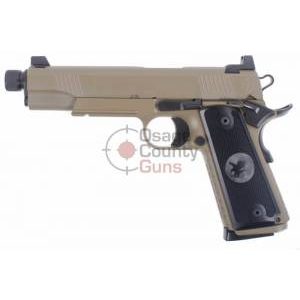 Nighthawk AAC Recon Rail 1911 5" .45 ACP - FDE w/ Crusade Cross & Shield