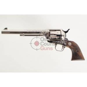 Colt Single Action Army (Engraved Nickel) - 7.5" .45 Colt