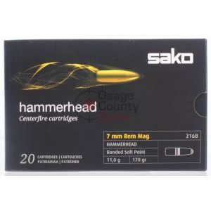 Sako Hammerhead 180gr SP Bonded Core .308 Win - 20rds