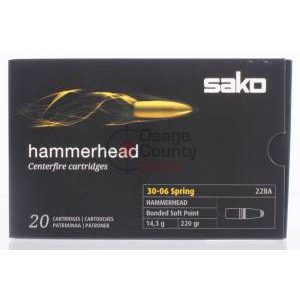 Sako Hammerhead 220gr SP Bonded Core .30-06 - 20rds