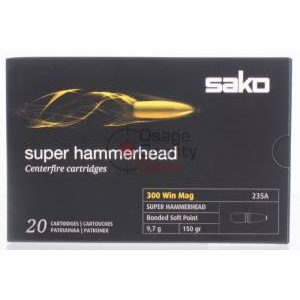 Sako Super Hammerhead 150gr SP Bonded Core .300 Win Mag - 20rds