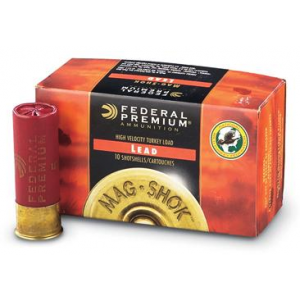 Federal Ammo Mag-Shok Turkey Load, 3-1/2", 2oz, 5 Shot, 12ga