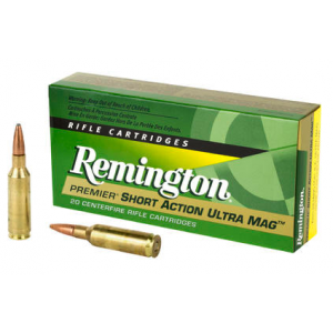 Remington Ammo Short Action Ultra Mag, 150gr, 7mm Rem Mag, 20rd