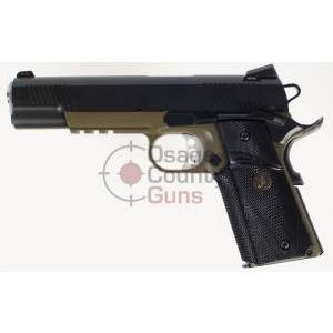 Springfield Armory 1911 Operator w/ Fixed Combat TRIT N/Sight w/ Pachmayr Grips, .45 ACP, 5" BBL, 7rd