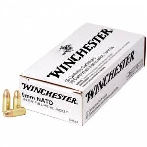 Winchester USA 9mm 124gr FMJ - 50rd