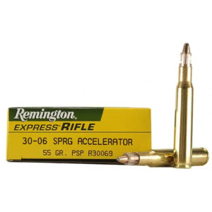 Remington Ammo Express Rifle, 55gr, 30-06 SPRG, 20rd
