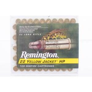 Remington Yellow Jacket Hyper Velocity .22LR 33gr HP - 100 RDS