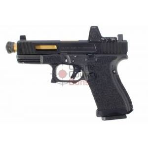 Salient Arms Glock 19 Threaded TiN Barrel w/ Trijicon RM06 & Magwell