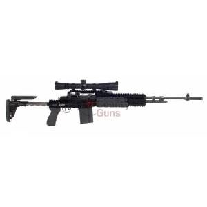 Springfield M1A w/ Sage EBR Stock + Leupold Mark 4 Scope, .308, 22" BBL, 10rd/20rd - USED
