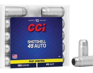 CCI Ammunition Pest Control .45 ACP 120-Grain Shotshell 9 Shot 10-Rounds - New Arrivals - Firearms Ohio