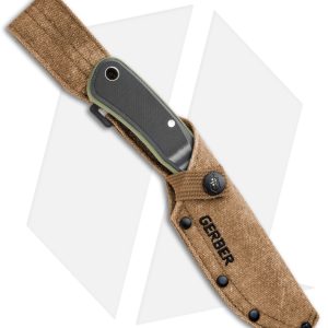 Gerber Downwind Drop Point Fixed Blade Knife Green - New Arrivals - Firearms Ohio