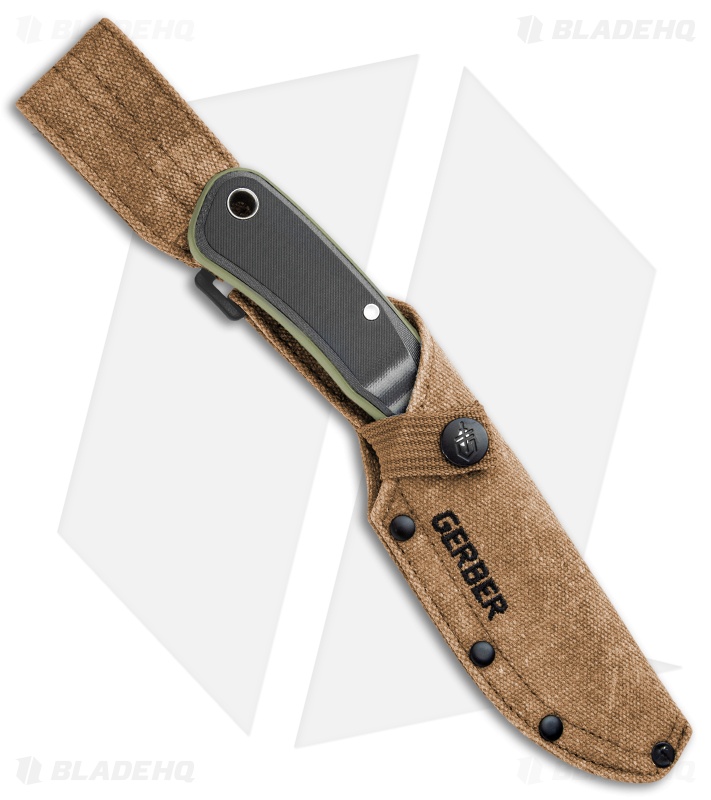 Gerber Downwind Drop Point Fixed Blade Knife Green Gerber Downwind Drop Point Fixed Blade Knife Green - New Arrivals - Firearms Ohio