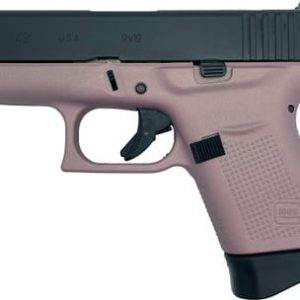 Glock 43 Pink Champagne 9mm 3.39-inch Barrel 6-Rounds GrabAGun Exclusive - New Arrivals - Firearms Ohio