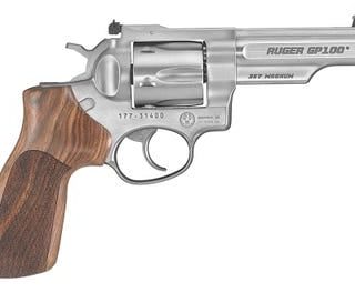 Ruger GP100 Match Champion Stainless .357 Mag 4.2" Barrel 6-Rounds Adjustable Rear Sight - New Arrivals - Firearms Ohio