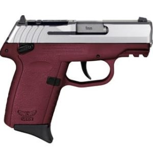 SCCY CPX-1 Gen 3 Crimson/Stainless 9mm 3.1" Barrel 10-Rounds RDR - New Arrivals - Firearms Ohio