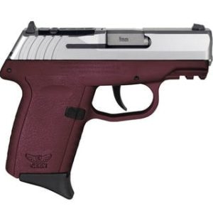 SCCY CPX-2 Crimson/Stainless 9mm 3.1" Barrel 10 Rounds Optics Ready - New Arrivals - Firearms Ohio