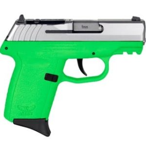 SCCY CPX-2 Lime/Stainless 9mm 3.1" Barrel 10 Rounds Optics Ready