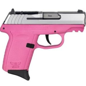 SCCY CPX-2 Pink/Stainless 9mm 3.1" Barrel 10 Rounds Optics Ready - New Arrivals - Firearms Ohio