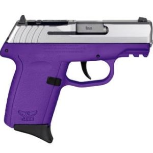 SCCY CPX-2 Purple/Stainless 9mm 3.1" Barrel 10 Rounds Optics Ready - New Arrivals - Firearms Ohio