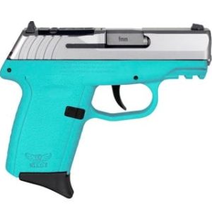 SCCY CPX-2 Turquoise/Stainless 9mm 3.1" Barrel 10 Rounds Optics Ready - New Arrivals - Firearms Ohio