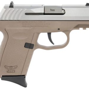SCCY CPX-2 Gen3 Flat Dark Earth / Stainless 9mm 3.1" Barrel 10-Rounds