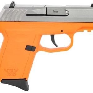 SCCY CPX-2 Gen3 Stainless / Orange 9mm 3.1" Barrel 10-Rounds