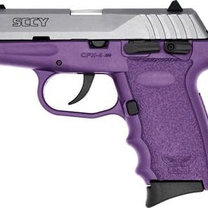 SCCY CPX-4 Purple 380 ACP 2.96" Barrel 10 Rounds Stainless Slide - New Arrivals - Firearms Ohio