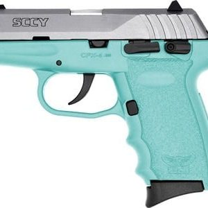SCCY CPX-4 Light Blue .380 ACP 2.96" Barrel 10-Rounds 2 Mags - New Arrivals - Firearms Ohio