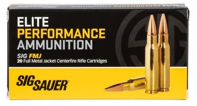 Sig Sauer Elite Performance Rifle Ammo .308 Win 150-Grain 20-Rounds FMJ Sig Sauer Elite Performance Rifle Ammo .308 Win 150-Grain 20-Rounds FMJ - New Arrivals - Firearms Ohio