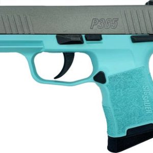Sig Sauer P365 Pistol Tiffany Blue/Stainless 9mm 3.1" Barrel 10-Rounds X-Ray3 Sights Sig Sauer P365 Pistol Tiffany Blue/Stainless 9mm 3.1" Barrel 10-Rounds X-Ray3 Sights - New Arrivals - Firearms Ohio