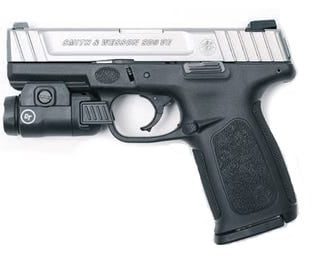 Smith & Wesson SD9 VE Stainless 9mm 4" Barrel 16-Rounds Crimson Trace Rail Master