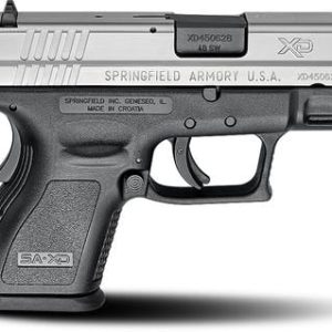 Springfield XD40 Sub-Compact Black/Stainless .40 S&W 3" Barrel 9-Rounds Springfield XD40 Sub-Compact Black/Stainless .40 S&W 3" Barrel 9-Rounds - New Arrivals - Firearms Ohio