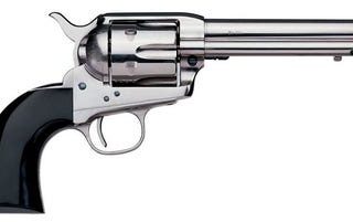 Taylors and Co 1873 Cattleman Nickel .44-40 Win 4.75" Barrel 6-Rounds Notched Rear Sight - New Arrivals - Firearms Ohio