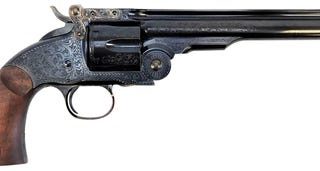 Taylors and Co Top Break Schofield .45 Colt 7" Barrel 6-Rounds Engraved - New Arrivals - Firearms Ohio