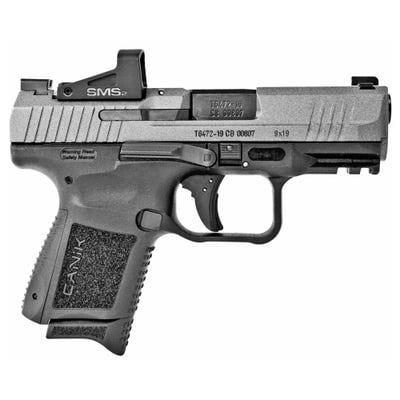 Canik TP9 Elite Sub-Compact Tungsten Grey / Black 9mm 3.6" Barrel 15-Rounds with Red Dot