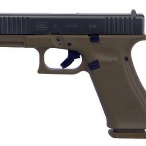 Glock 45 Gen 5 Patriot Brown 9mm 4.02" Barrel 17-Rounds with Fixed Sights