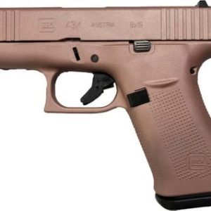 Glock 43X Rose Gold 9mm 3.41" Barrel 10-Rounds Fixed Sights