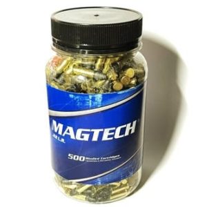 MagTech Rimfire Rifle Brass .22 LR 40-Grain 500-Rounds LRN
