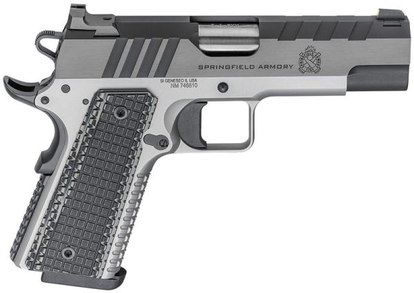 Springfield 1911 Emissary Black/Stainless 9mm 4.25" Barrel 9 Rounds